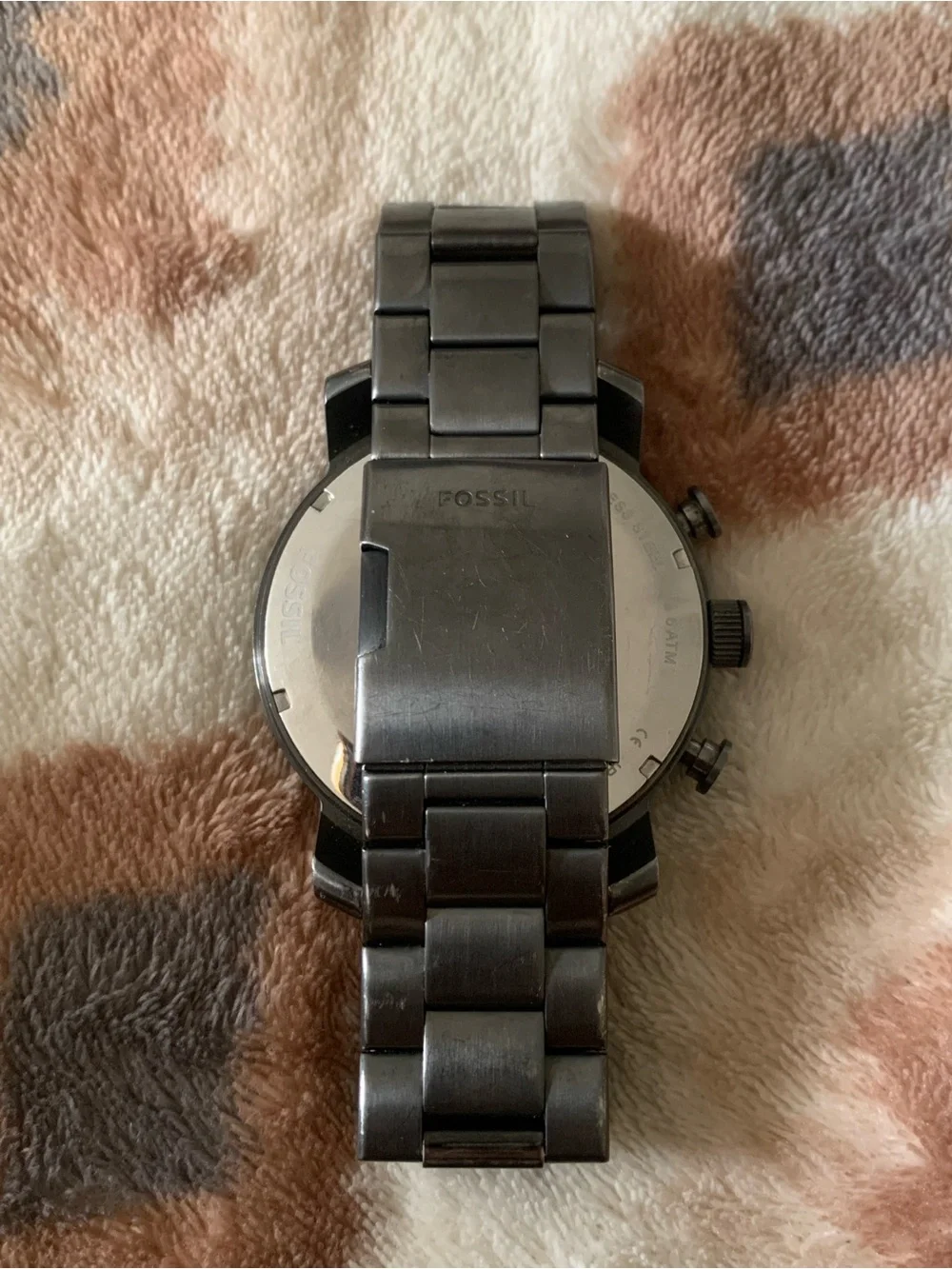 Stainless steel fossil watch